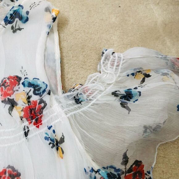 EUC Johnny Was 4Love & Liberty Cold Shoulder Tiered Tunic - Picture 2 of 8